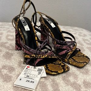 New with Tags Zara heels. Size 37